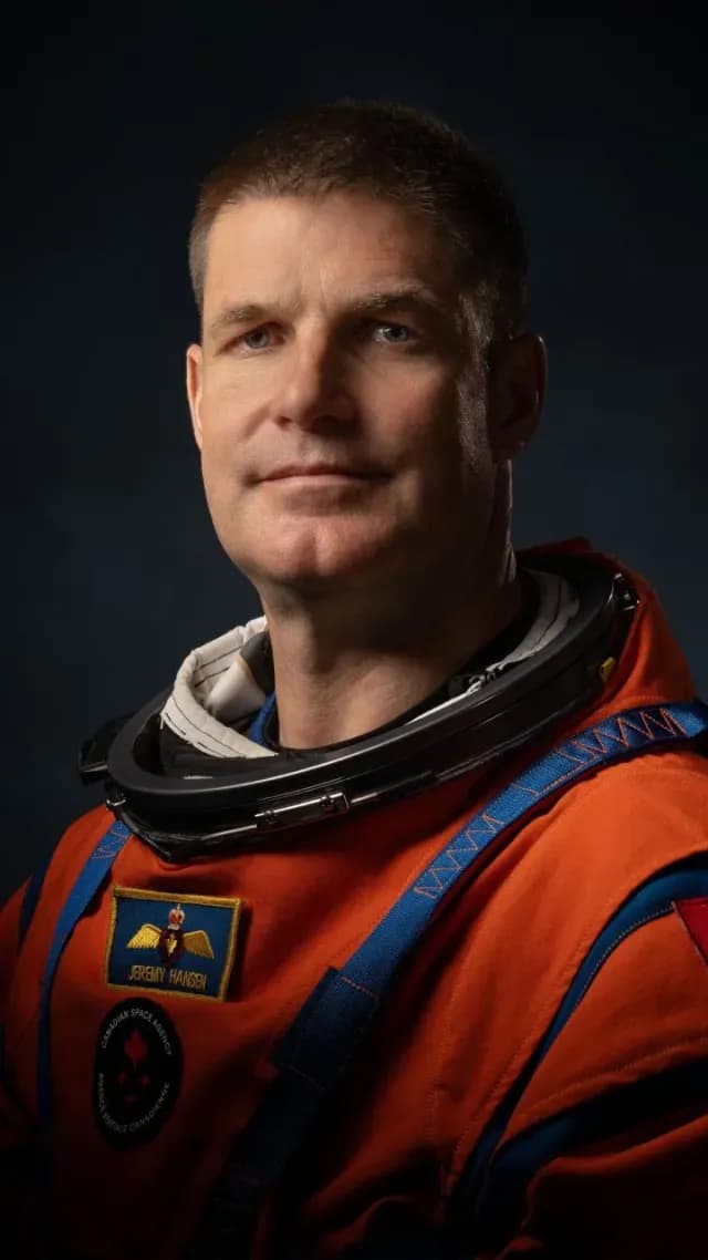 El astronauta Jeremy Hansen
