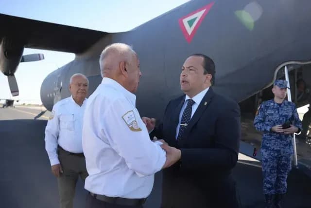 Francisco Garduño esta tarde en Ciudad Juárez
