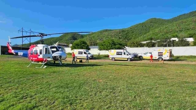 El accidente tuvo lugar cerca del poblado 'Las Adjuntas', en Santiago, N.L.