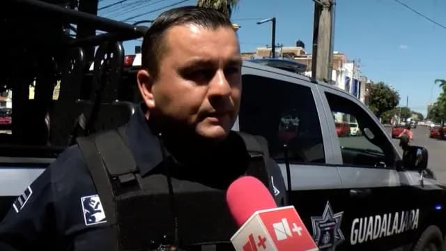 Juan Daniel Arriaga, Comandante Policía de Guadalajara, auxilió a la afectada