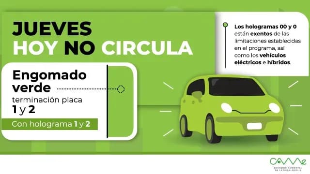 Hoy No Circula Jueves 11 de Mayo del 2023: CDMX y Edomex
