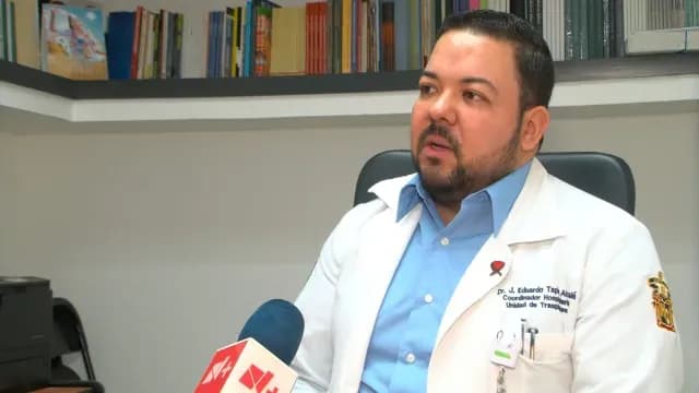 José Eduardo Tapia habla acerca de como esta donación salvará muchas vidas