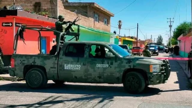 Elementos del Ejército resguardan la zona