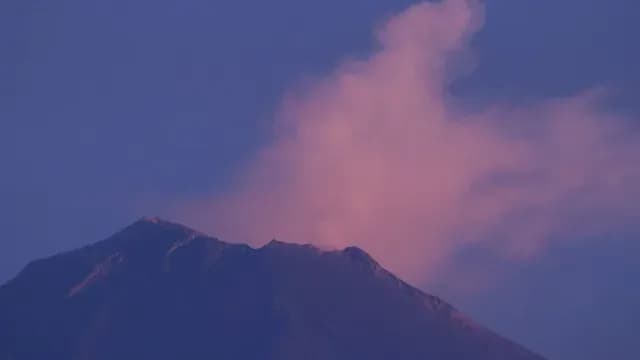 Intensa actividad del Volcán Popocatépetl