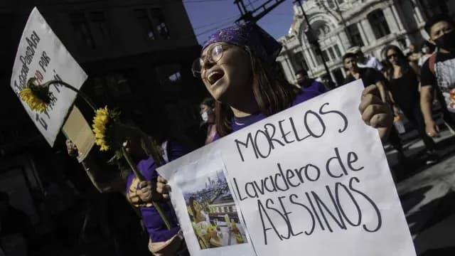 Marcha para exigir justicia por el caso Ariadna Fernanda