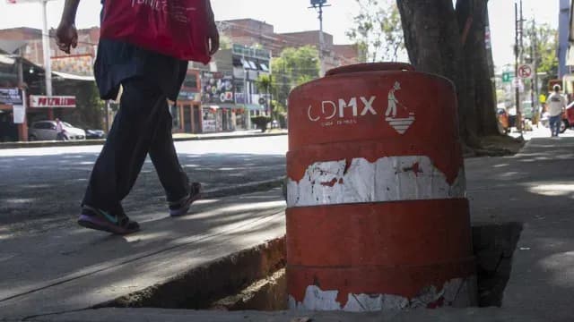 Una coladera abierta representa un peligro.