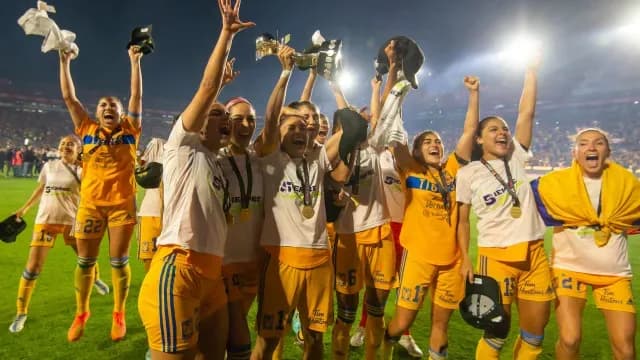 Tigres conquista su quinto título en futbol femenil. Foto: EFE