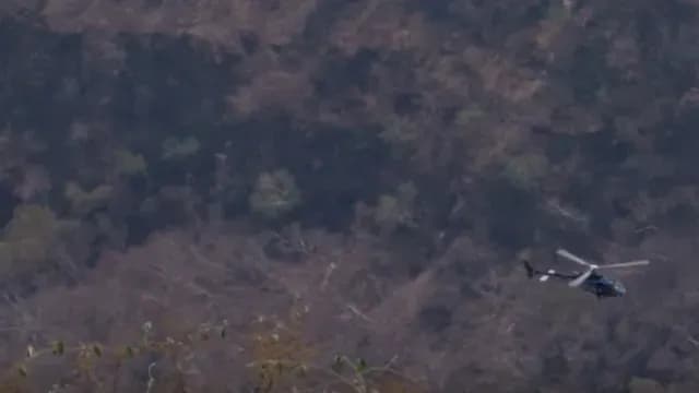 El helicóptero 'Zeus' fue requerido para el rescate del cuerpo