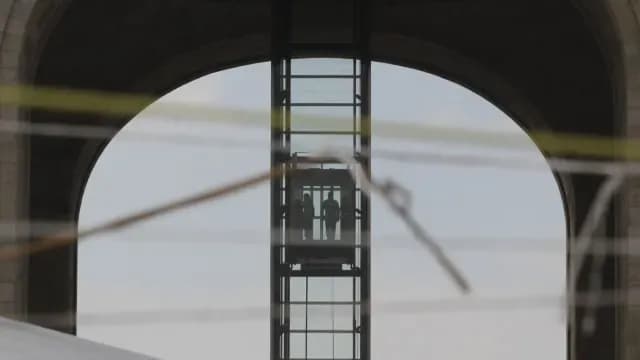 Elevador que está en el Monumento a la Revolución