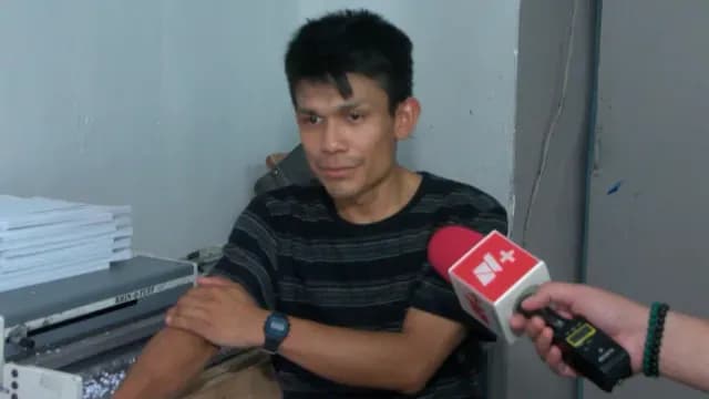 pedro se esfuerza todos los dias por su hijo y esposa