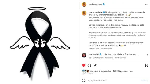 Mariana Echeverría comparte que perdió a otro bebé
