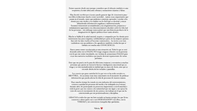Valeria Duque confirma que no tiene ninguna relación con Rauw Alejandro