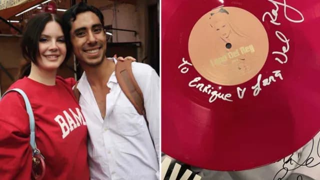 Lana del Rey con un fanático en La Merced, CDMX