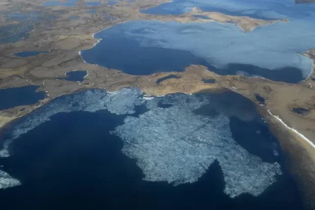 Deshielo del permafrost en Alaska producto del calentamiento global