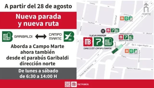 Metrobús Anuncia Nueva Ruta en Reforma CDMX
