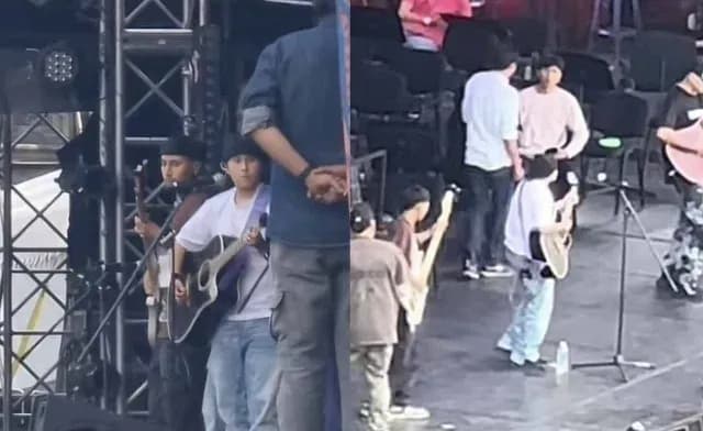 Yahritza y Su Esencia ensayan en el Zócalo