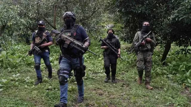 Campo de entrenamiento del Cártel Jalisco Nueva Generación