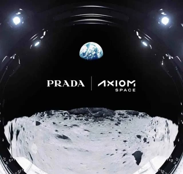 Imagen de la presentación de Prada y Axiom Space