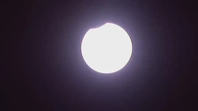 Inicio del Eclipse Solar Anular 2023 en México