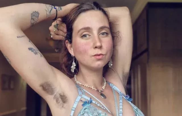 Lydi Winter es una joven que se hizo viral por no depilarse. Foto: Instagram @lydi_winterxx