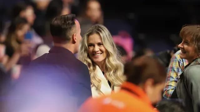 Rebecca de Alba en un concierto de Ricky Martin en México en 2023