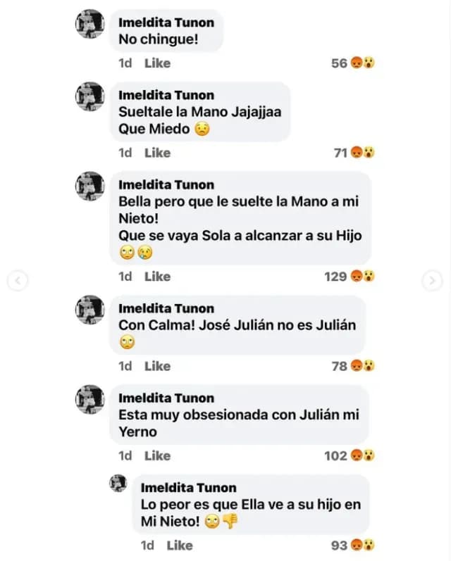 Consuegra de Maribel Guardia le responde con comentarios hirientes su publicación a la ofrenda de su hijo Julián. Foto: Instagram