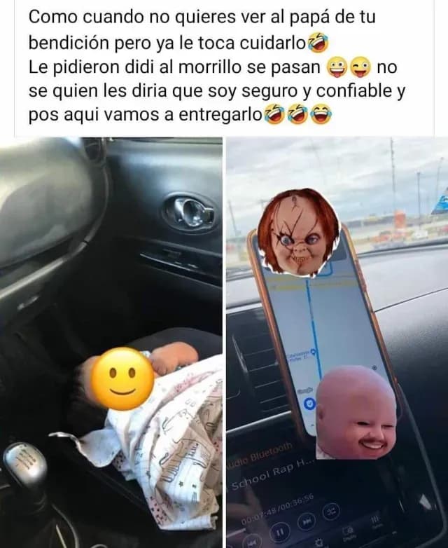 Conductor compartió que tuvo que ‘enviar’ en bebé