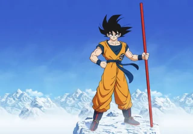 Ilustración de Gokú, personaje principal de Dragon Ball