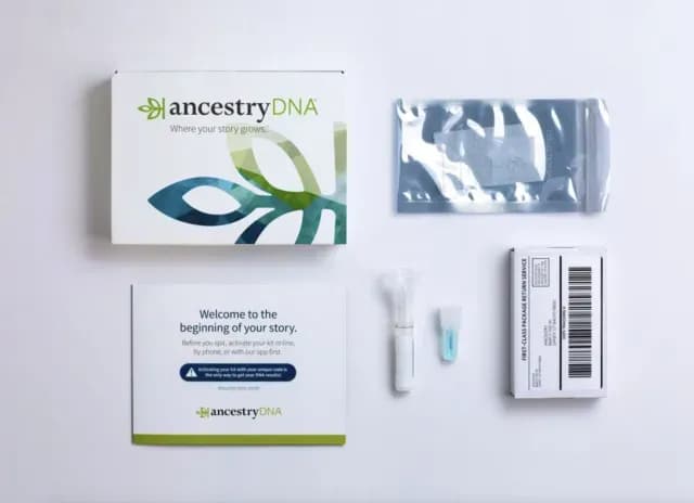 Kit para analizar ADN de Ancestry.com