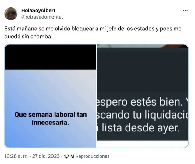Lo despiden por quejarse de su trabajo en un estado de WhatsApp