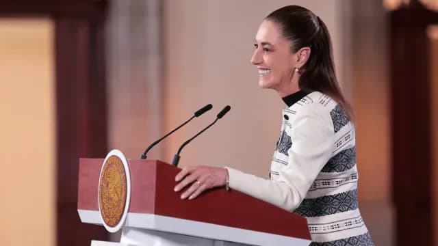 Claudia Sheinbaum Pardo en conferencia de prensa el 3 de febrero de 2026. Foto: Presidencia de la República