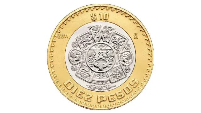 La SCHP da detalles de la nueva moneda de 10 pesos que circulará en México. Foto: X @Hacienda_Mexico
