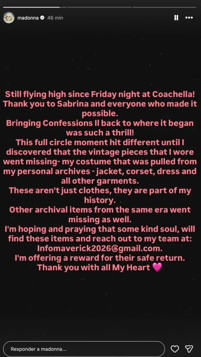 Robo Madonna Coachella 2026