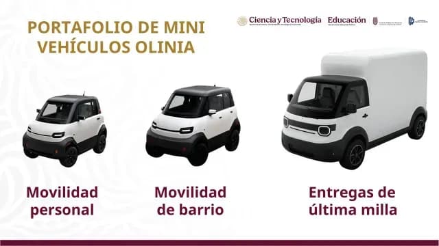 Olinia: tres modelos de autos eléctricos