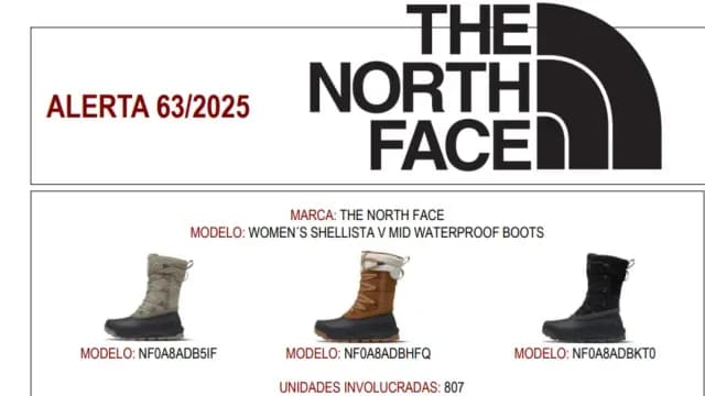 Modelos de botas The North Face. Foto: Especial
