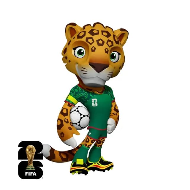 Zayu, una de las 3 mascotas del Mundial 2026 de la FIFA. Foto: FIFA