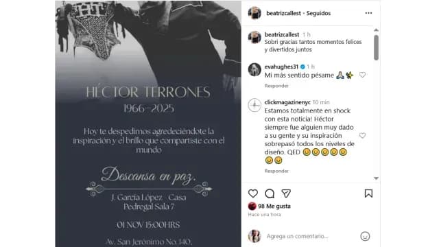 Muere Héctor Terrones