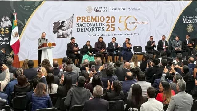 Entrega del Premio Nacional de Deportes 2025 en Palacio Nacional. Foto: N+