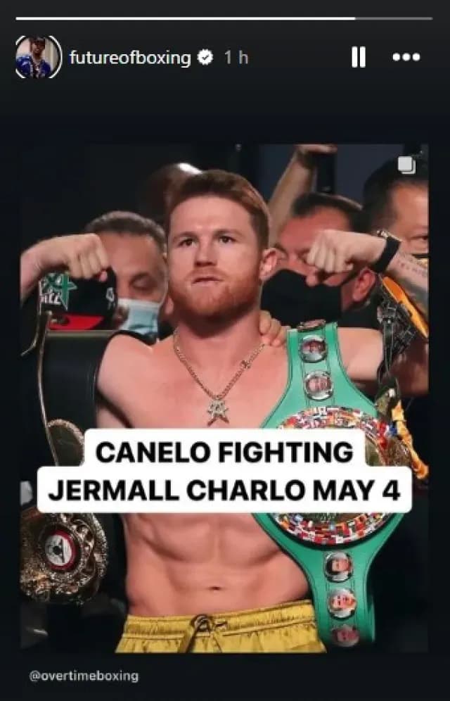 Esta fue la publicación que Jermall Charlo compartió. Foto: futureofboxing