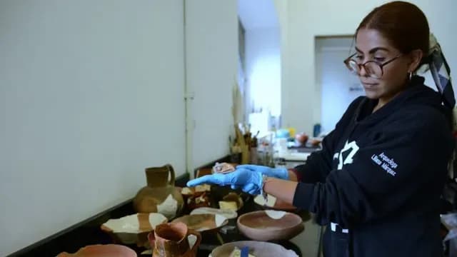 Liliana Márquez Escoto, jefa de excavación del proyecto. Foto: INAH