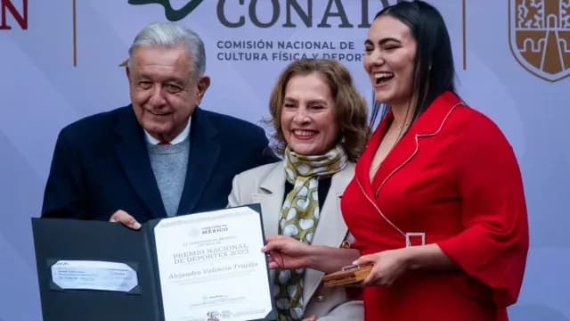 Ale Valencia recibe el Premio Nacional del Deporte 2023