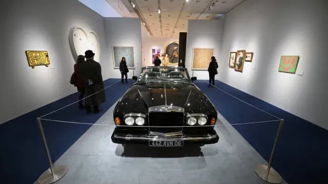 Bentley dos puertas descapotable. Foto: AP