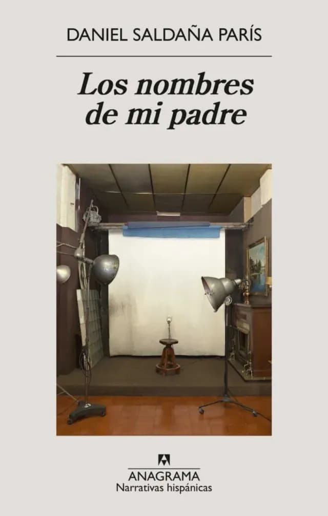 Portada de Los nombres de mi padre de Daniel Saldaña París