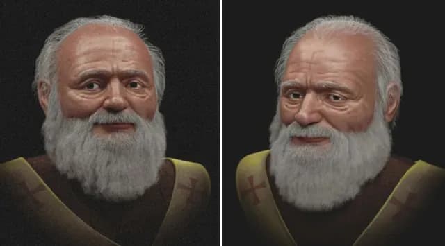 Reconstrucción del rostro de Santa Claus