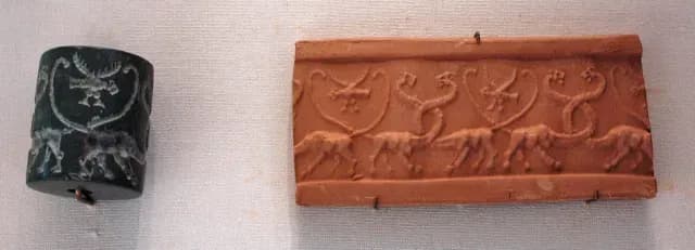 Sello encontrado en Mesopotamia de 6 mil años de antigüedad