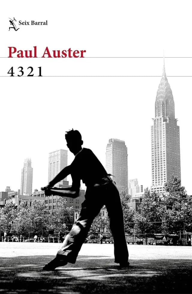 Portada de 4 3 2 1 de Paul Auster