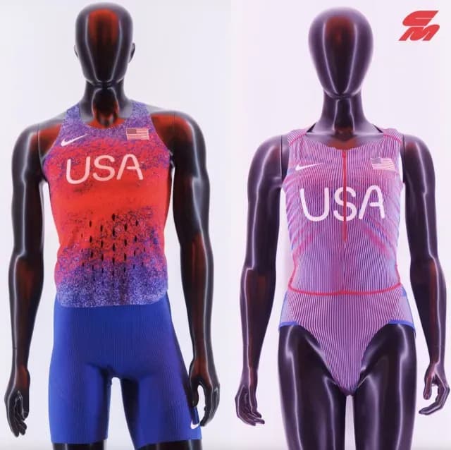 Uniformes para atletismo diseñados por Nike para París 2024