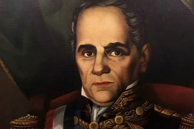 Antonio López de Santa Anna durante su último periodo presidencial