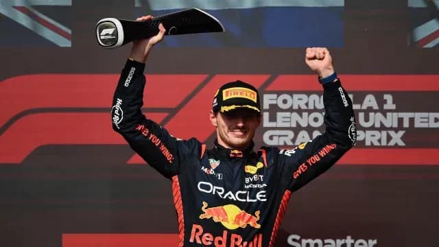 Max Verstappen tras ganar el Gran Premio de Austin