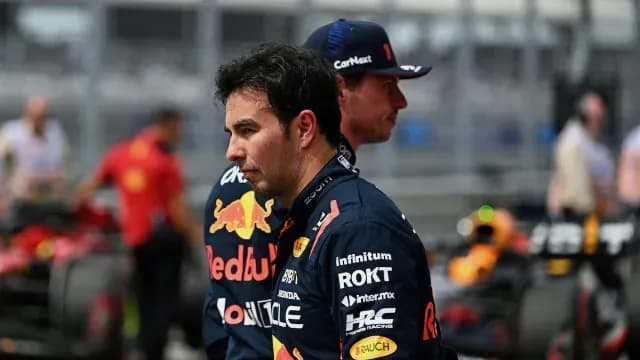Sergio Checo Pérez y Max Verstappen en el Gran Premio de Estados Unidos